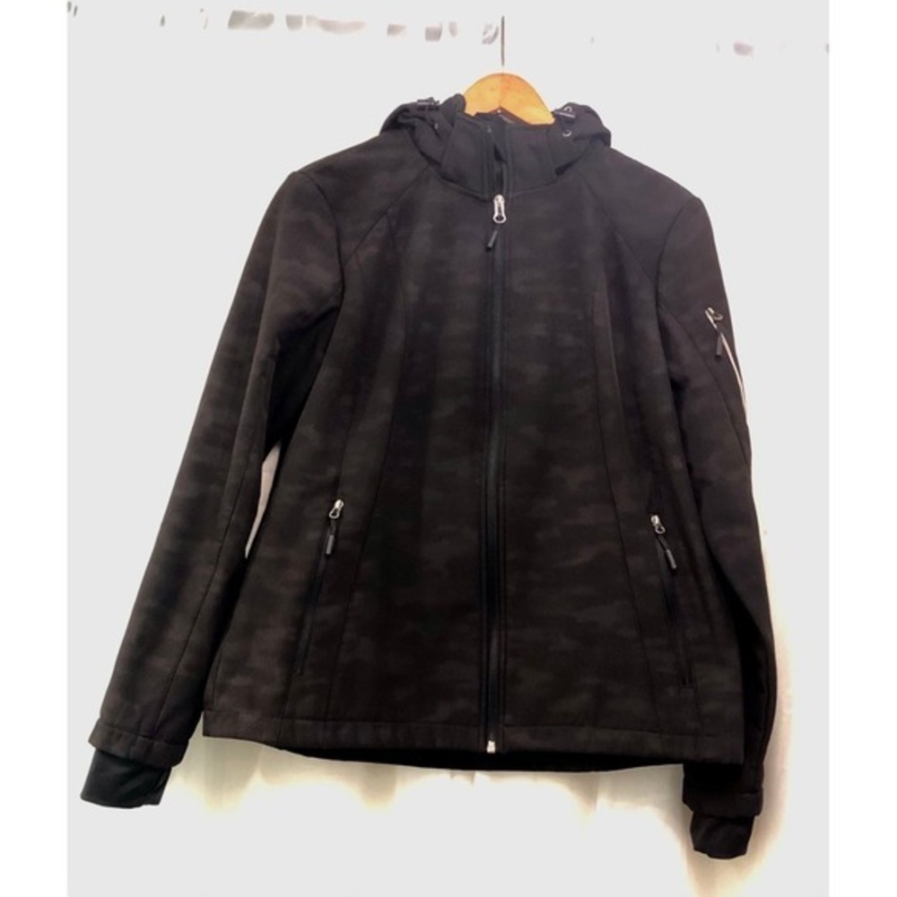 Free Country Ladies‎ Super Softshell Jacket Jet Black Size Medium